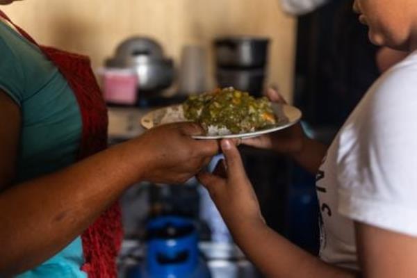 The Victor Marcial communal kitchen is in the Nadine Heredia area of San Juan de Miraflores in Lima.